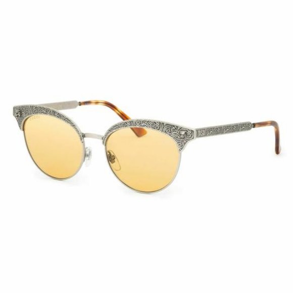 Gucci Cat Eye Style Yellow Brown Lens.